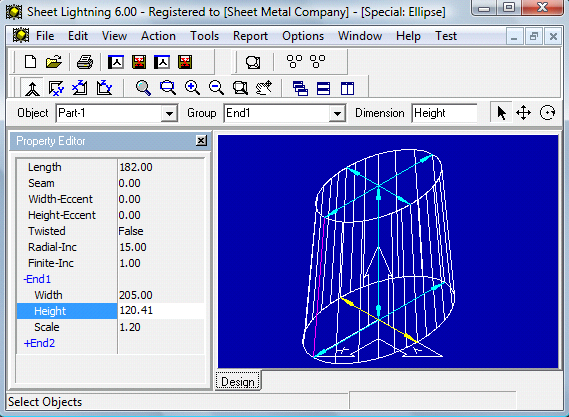 Special Ellipse Design Feature