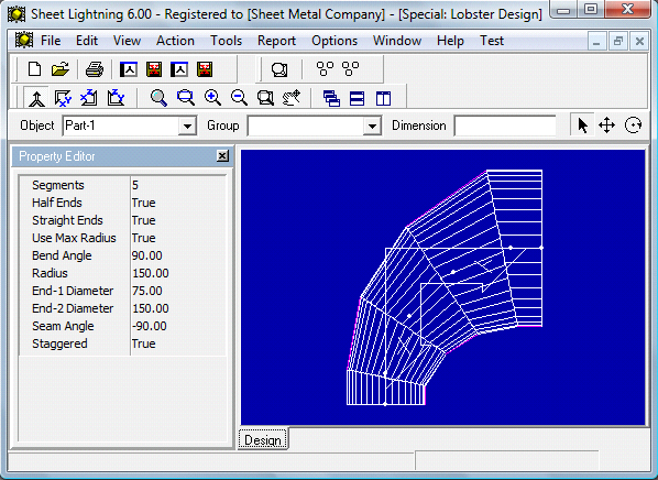 Special Swept Bend Design Feature