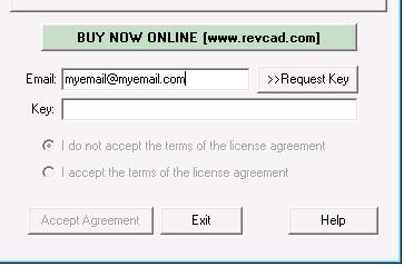 Demo Dialog Key Request